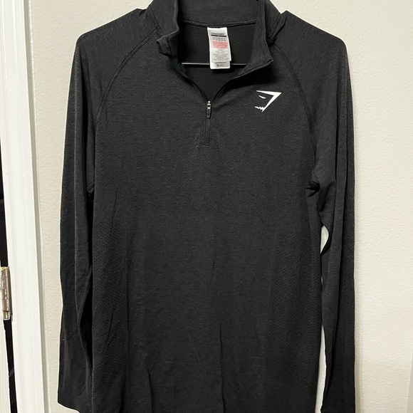 Gymshark Other - Gymshark Black Quarter-Zip Pullover